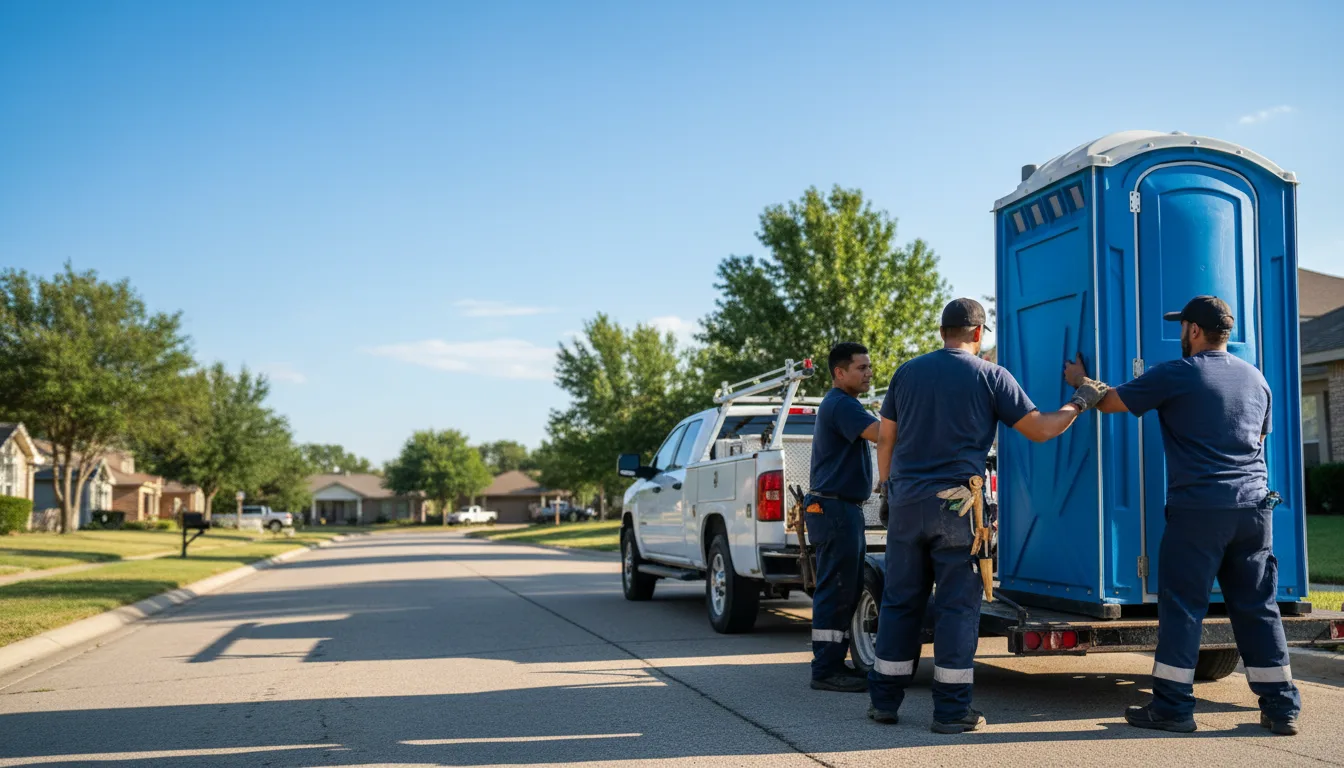 Portable Toilet Rental in Stringtown, OK near me